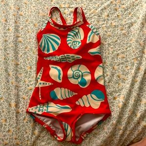 Beautiful used in excellent condition Hanna Anderson one piece bright